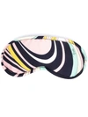 Pucci Onde Printed Travel Mask In Pink