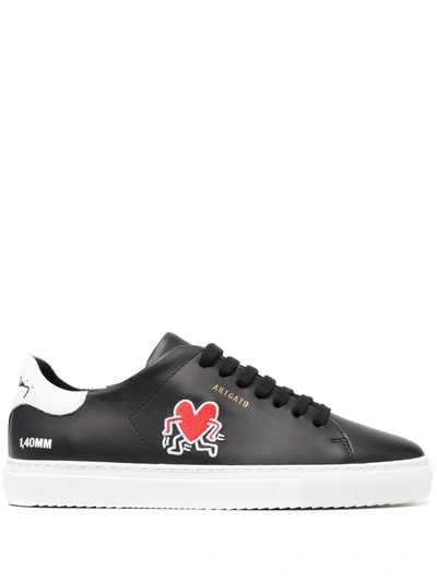 Axel Arigato Clean 90 Keith Harring Trainers In Black