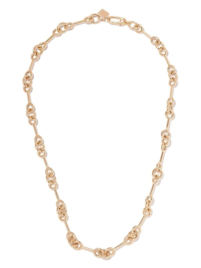 Lauren Rubinski Lrub 14k Yg 70cm Lng Chain 3 Lnk Station In Gold