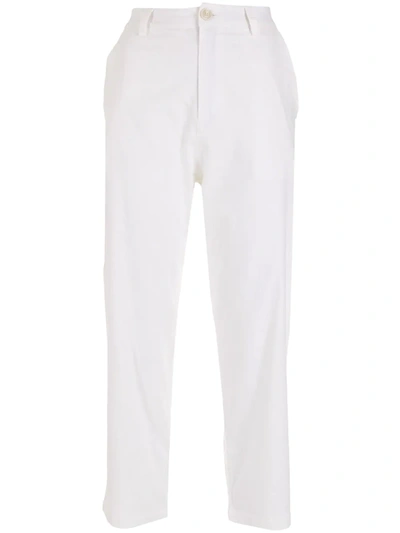 Uma Raquel Davidowicz Straight-leg Cropped Trousers In White