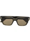 CUTLER AND GROSS RECTANGULAR-FRAME SUNGLASSES