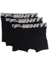 OFF-WHITE LOGO-WAISTBAND BOXERS (3-PACK)