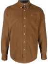 Barbour Ramsey Tailored Shirt In Brown