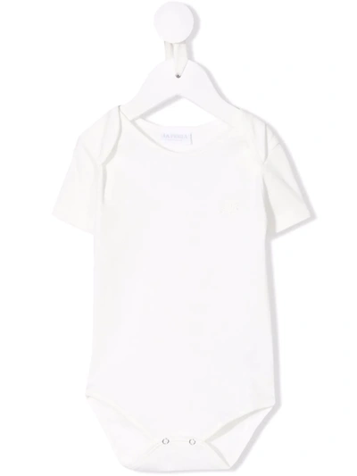 La Perla Babies' Short-sleeve Body In White