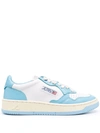 Autry Panelled Low-top Sneakers In Blue