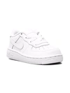NIKE AIR FORCE 1 LOW "WHITE ON WHITE" SNEAKERS