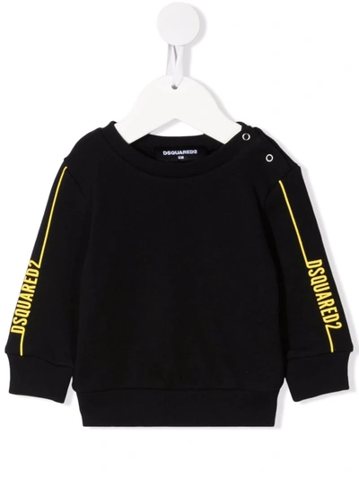 Dsquared2 Babies' Logo-print Sweatshirt In Black