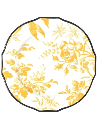 Gucci Herbarium Accent Plate In Sunset, Yellow