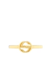 Gucci 18kt Yellow Gold Interlocking G Ring In Gold