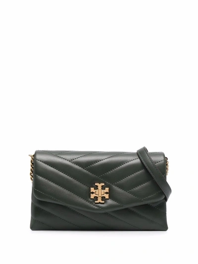 Tory Burch Kira 绗缝斜挎包 In Sycamore/rolled Gold 349