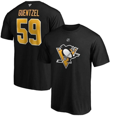 Fanatics Men's Black Pittsburgh Penguins Team Primary Logo T-shirt