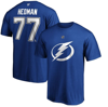 Fanatics Men's Victor Hedman Black Tampa Bay Lightning 2022 Nhl All-star Game Name And Number T-shirt In Blue
