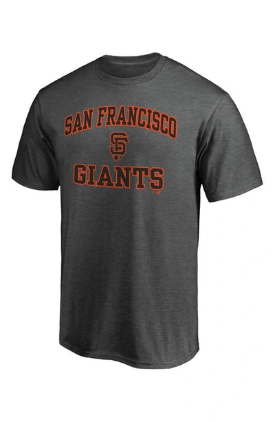 Fanatics Branded Charcoal San Francisco Giants Heart & Soul T-shirt