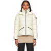 Mackage Madalyn Light And Brilliant Down Jacket With Hood In Cream