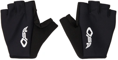 Off-white Black Active Gloves In Black/white