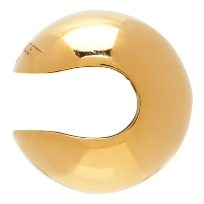 Alan Crocetti Gold Sphere Single Ear Cuff