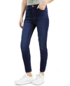 Celebrity Pink Juniors' Curvy Mid-rise Distressed Skinny Jeans In Annex