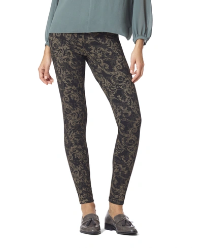 Hue Women's Reset Reversible Ponte Leggings In Brocade