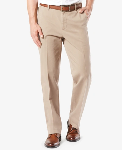 DOCKERS MEN'S WORKDAY SMART 360 FLEX CLASSIC FIT KHAKI STRETCH PANTS