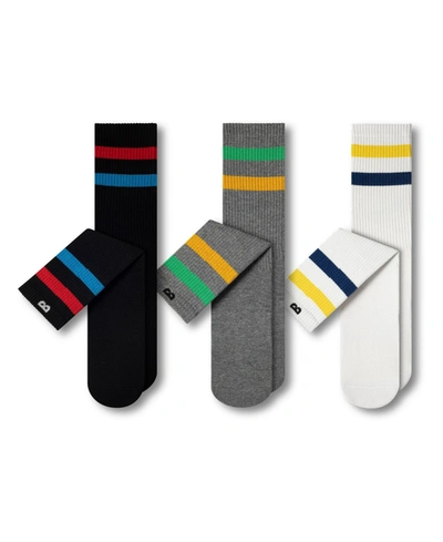 Pair Of Thieves Assorted 3-pack Cushion Crew Socks In Multi