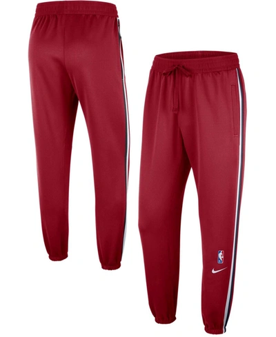 Nike Men's Red Miami Heat 75th Anniversary Showtime On Court Performance Pants