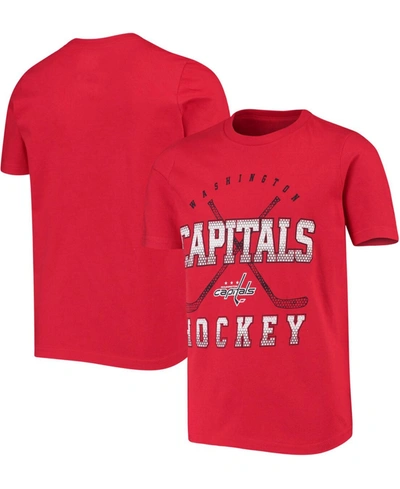 Outerstuff Youth Red Washington Capitals Digital T-shirt