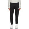 Nike Sportswear Club Tapered Cotton-blend Jersey Sweatpants In Black/white