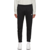 Nike Sportswear Club Tapered Cotton-blend Jersey Sweatpants In 015 Black/black/iron