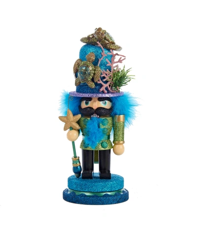 Kurt Adler 11-inch Hollywood Nutcracker With Sea Turtle Hat