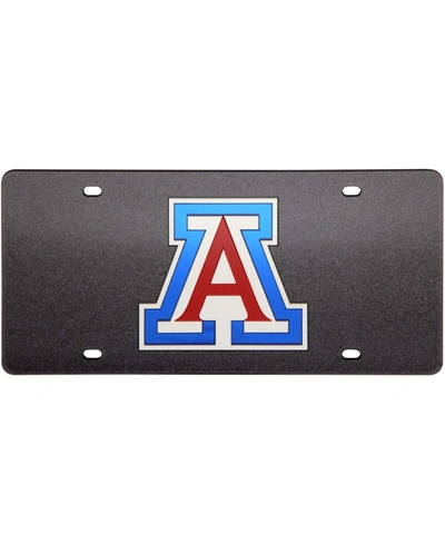 Stockdale Arizona Wildcats Glitter Black License Plate