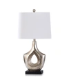 Stylecraft Contemporary Molded Table Lamp In White