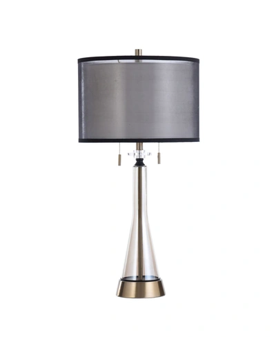 Stylecraft Logan Manor Table Lamp In Gray