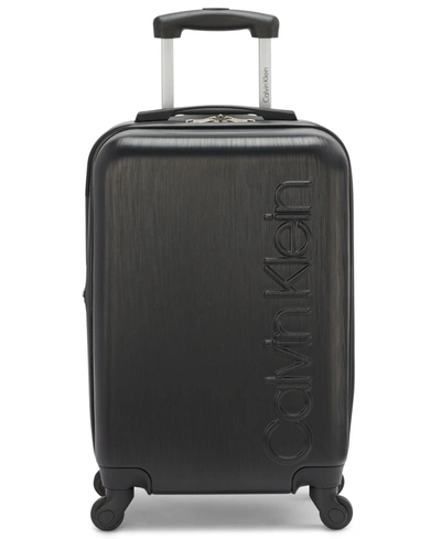 Calvin Klein All Purpose 21" Upright Luggage In Black