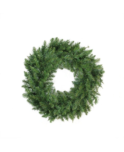 Northlight Buffalo Fir Artificial Christmas Wreath-unlit In Green