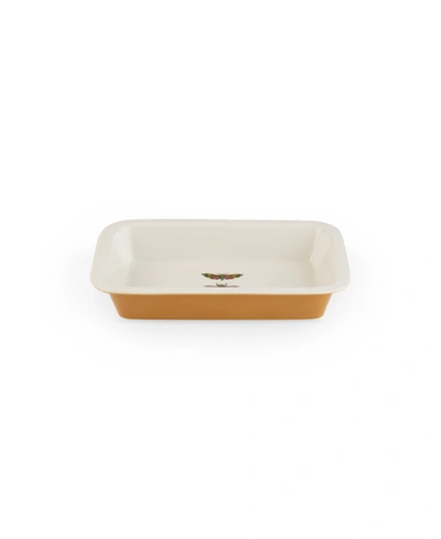 Portmeirion Botanic Garden Harmony Large Roasting Dish In Gold-tone