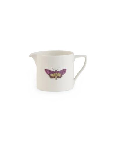 Portmeirion Botanic Garden Harmony 1 Pint Jug Meadow Saffron Butterfly In White