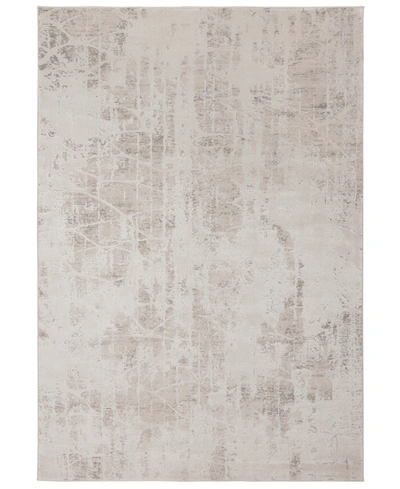 Km Home Alloy 2' 6" X 4' Area Rug In Ivory