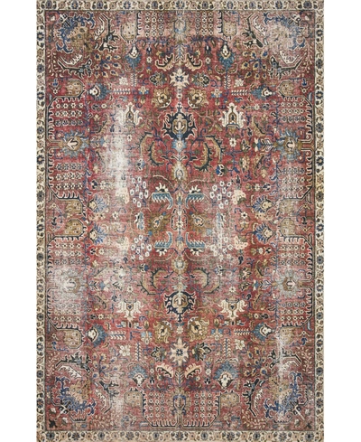 Chris Loves Julia Jules Jul-01 8'6" X 11'6" Area Rug In Burgundy