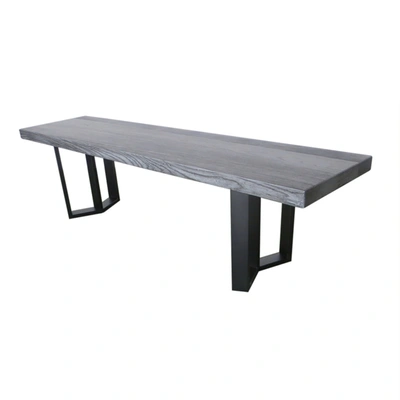 Noble House Verona Outdoor Dining Bench In Grey
