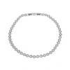 Swarovski Rhodium-plated Crystal All-around Necklace In Silver