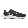 Nike Air Zoom Pegasus 40 Rubber-trimmed Mesh Running Sneakers In Black/white/anthracite