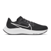 Nike Air Zoom Pegasus 40 Rubber-trimmed Mesh Running Sneakers In Black