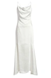 Elliatt Aisle Satin Slipdress In White