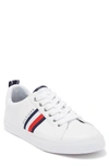 Tommy Hilfiger Landon Striped Sneaker In White