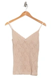 Hanky Panky V-neck Lace Cami In Chai
