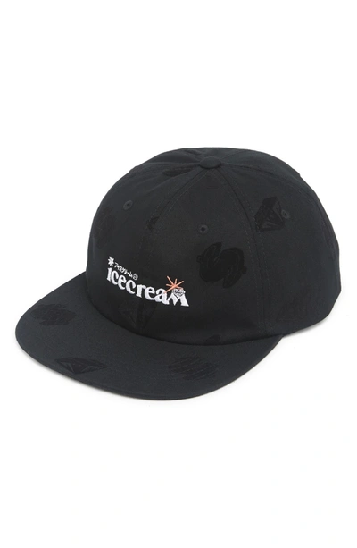 Ice Cream Syrup Polo Hat In Black