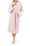 Linum Home Textiles Unisex Terry Cloth Bathrobe In Pink