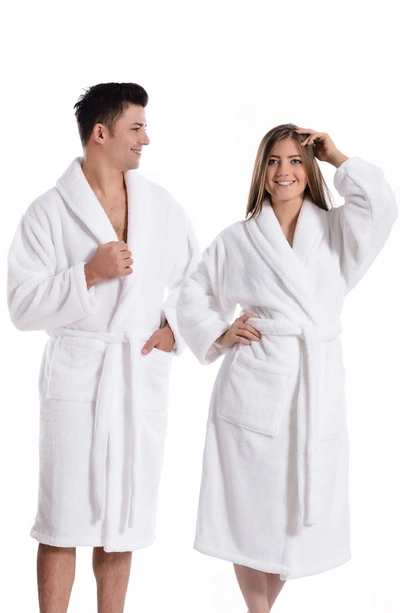 Linum Home Textiles Super Plush Bathrobe In White