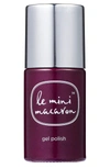 Le Mini Macaron Gel Nail Polish In Dark Plum