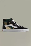 Vans Sk8-hi Sherpa Sneakers In Camo-black In Black Multi